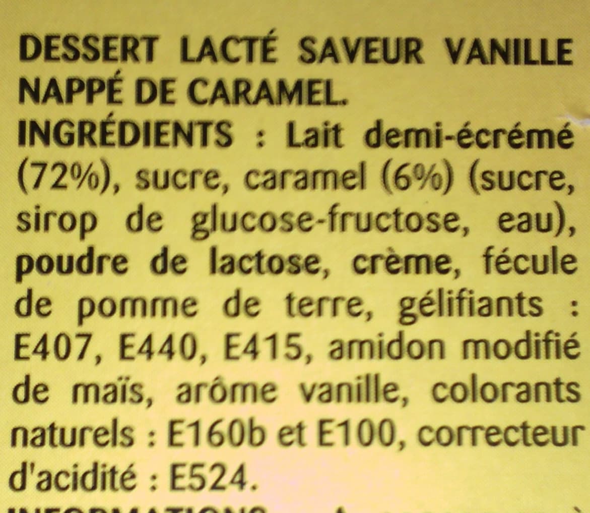 Pâturages Cool'cara flan caramel 16x100g packshot