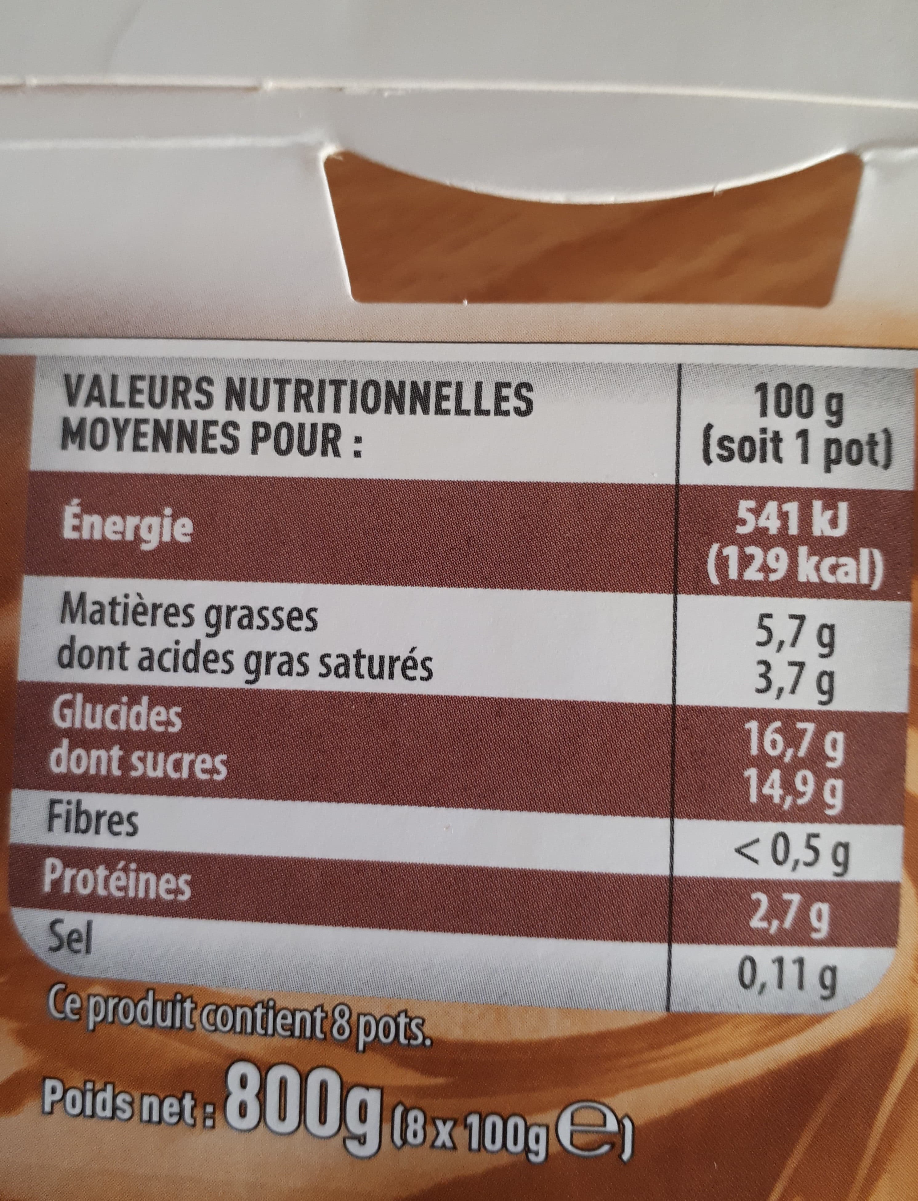 Pâturages 8 Liégeois Pâturages: 4 Chocolat, 4 café packshot