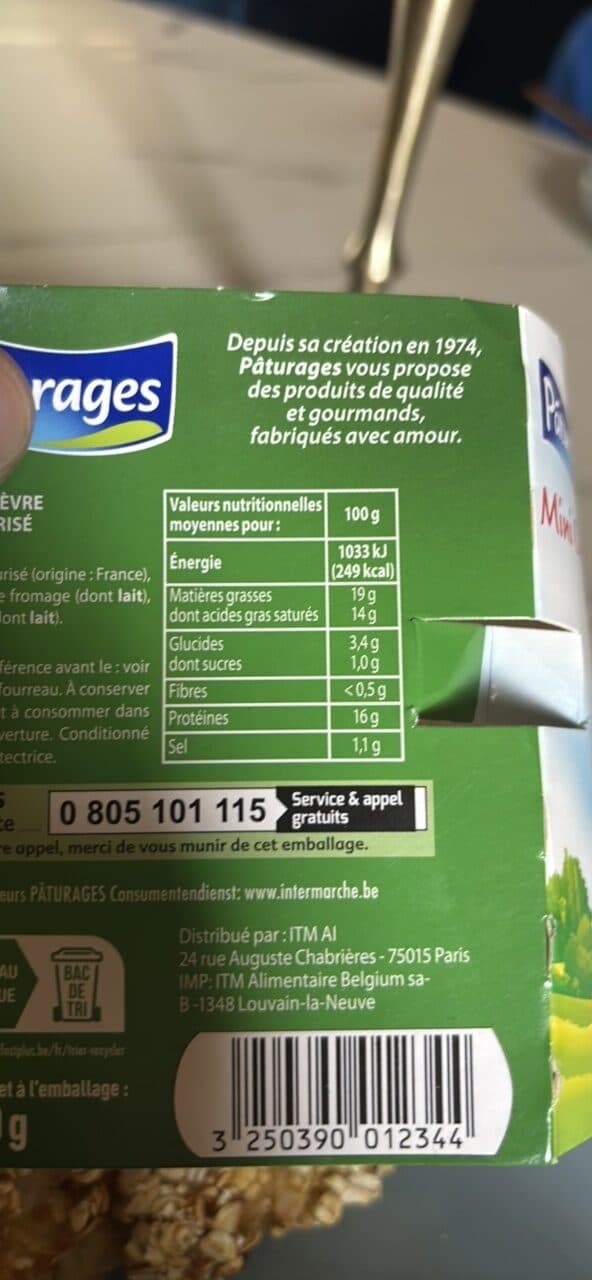 Pâturages Mini chevres 200g packshot