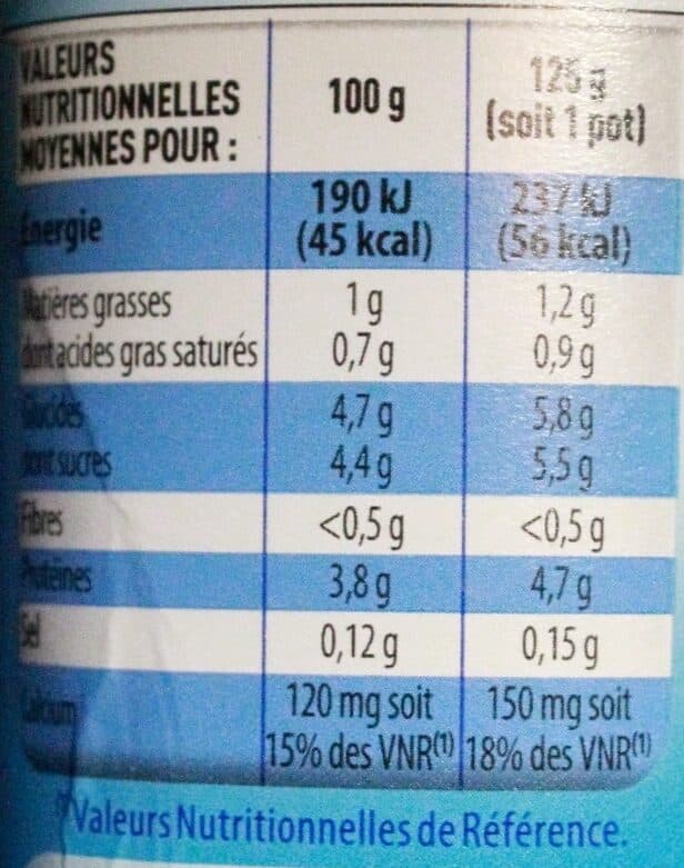 Páturages Yaourt Etuve nature NATUREA X4 packshot