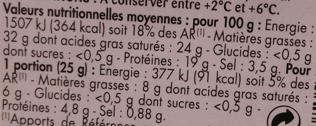 Pâturages ROQUEFORT AOP PORTIONS 4X25G Massif TRAD packshot
