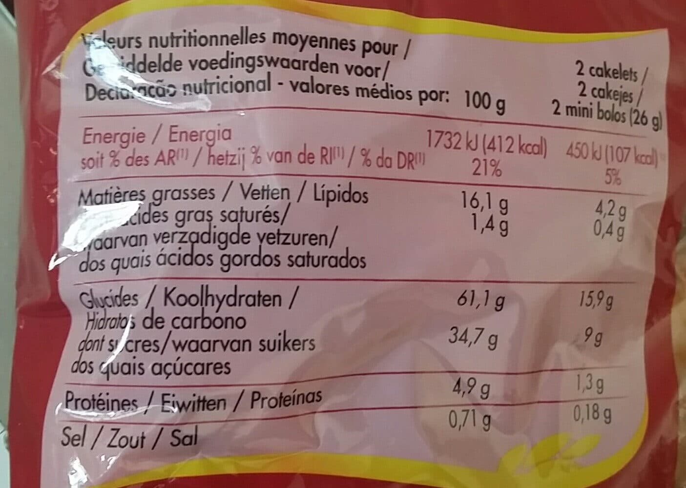 Chabrior cakelets packshot