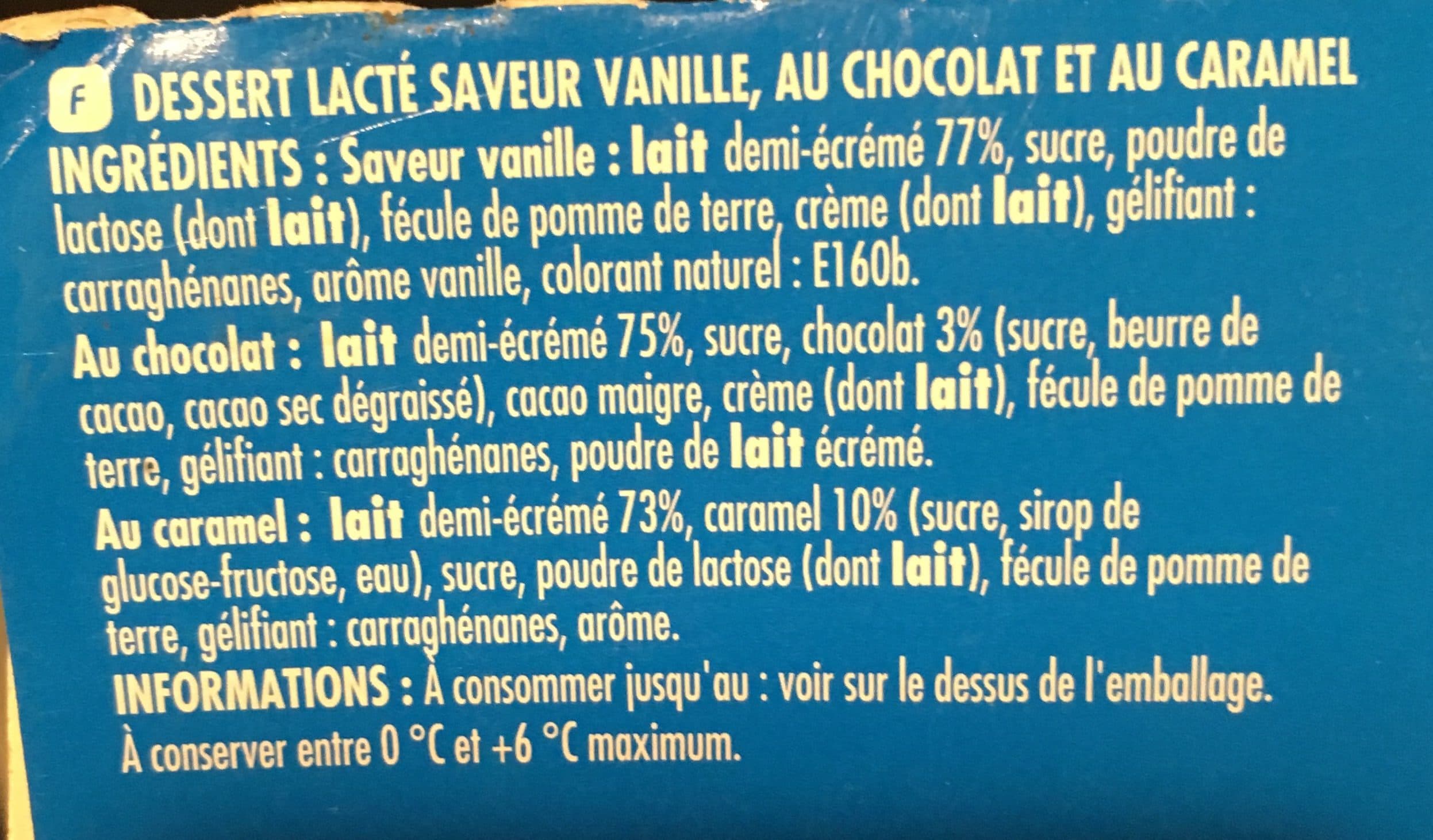 Pâturages Pâtury x16 saveur vanille, chocolat, caramel packshot