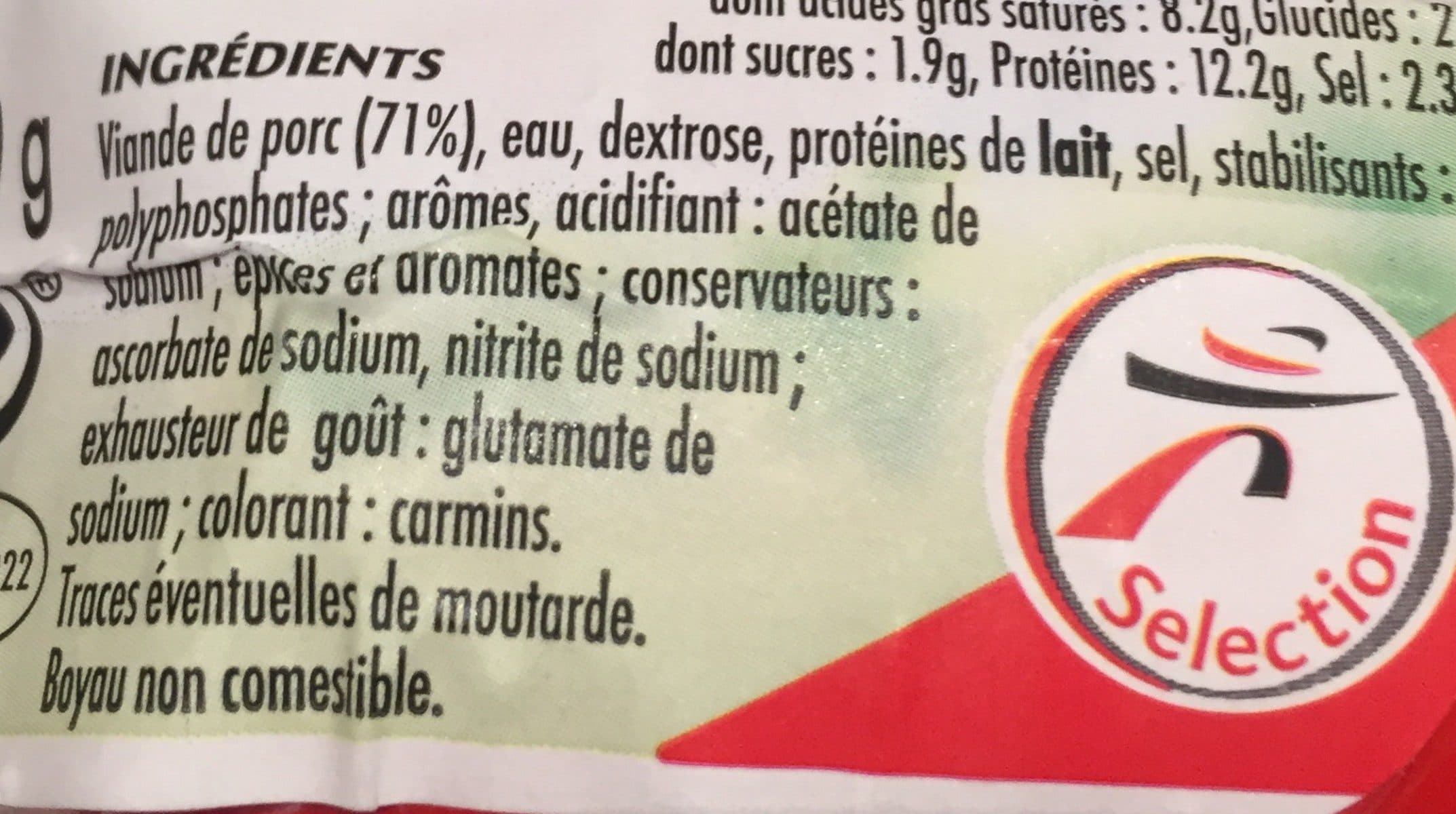 Intermarché Cervelas 400g - massif trad packshot