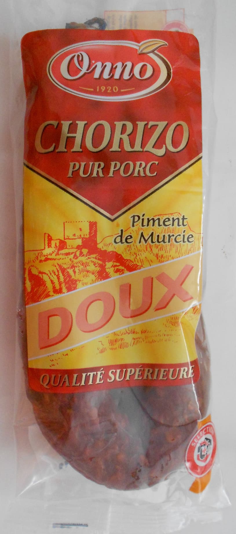 Onno Chorizo pur porc packshot