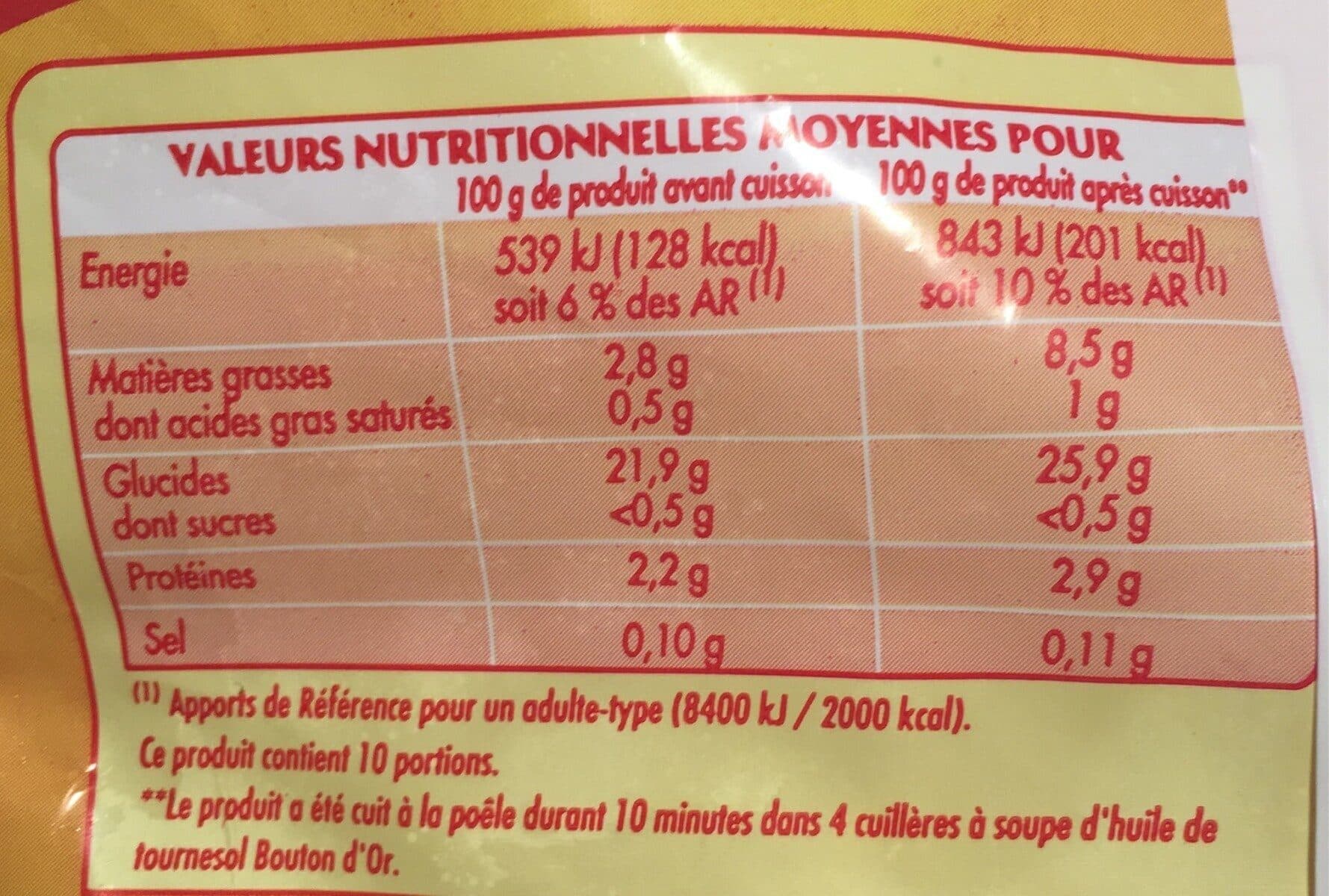 Bouton d'Or Pommes rissolées 1kg packshot