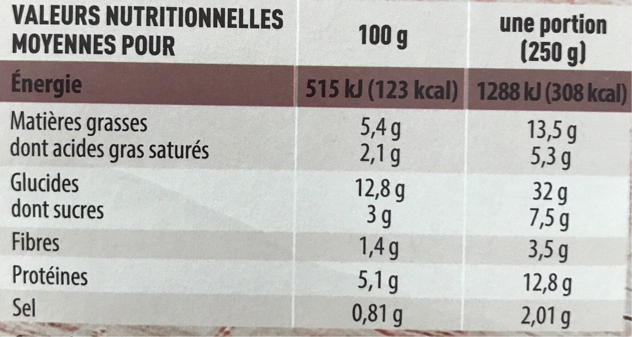 Monique ranou Lasagnes à la bolognaise packshot