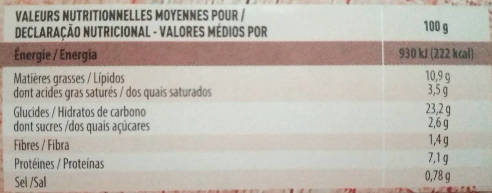 Monique ranou Tarte aux Poireaux surgelée 400g packshot