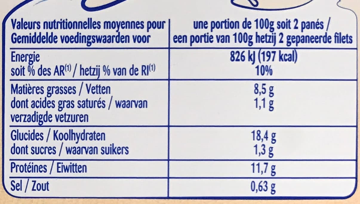 Odyssee CABILLAUD PANÉ MSC 8*50g packshot