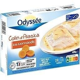 Les Mousquetaires Colin d'Alaska à la normande 400 g MSC packshot