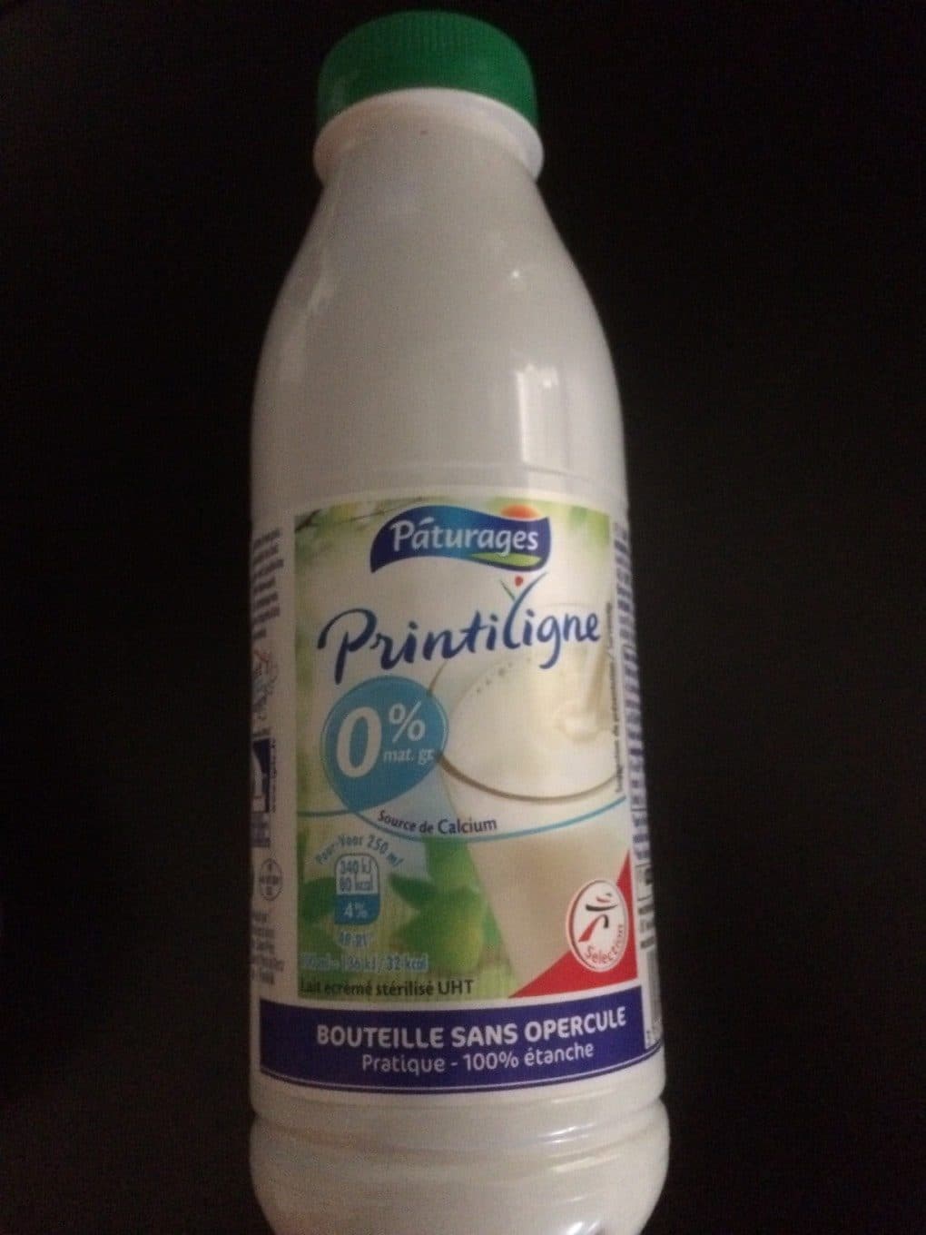 Pâturages Lait Ecrémé Pâturages 50 cL - Printiligne packshot