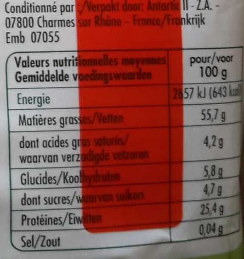 Chabrior Amandes hachees 125g packshot