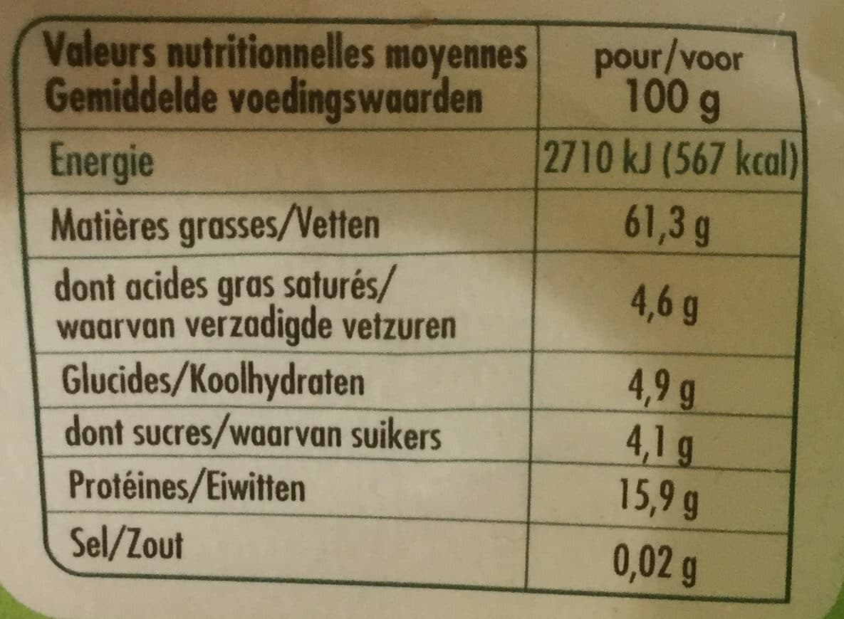 Chabrior Noisettes décortiquées packshot