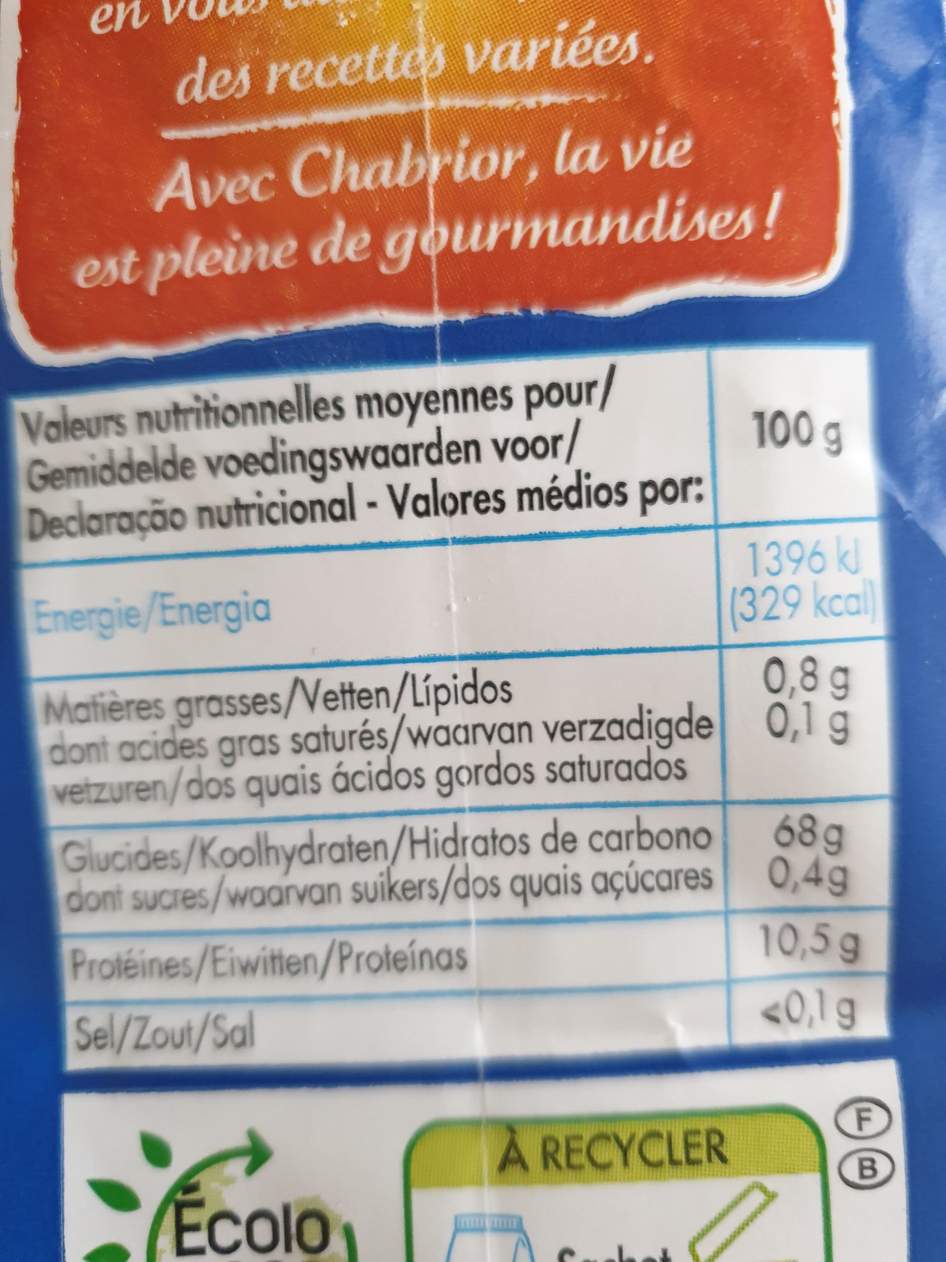 Chabrior Farine Fluide 1kg packshot