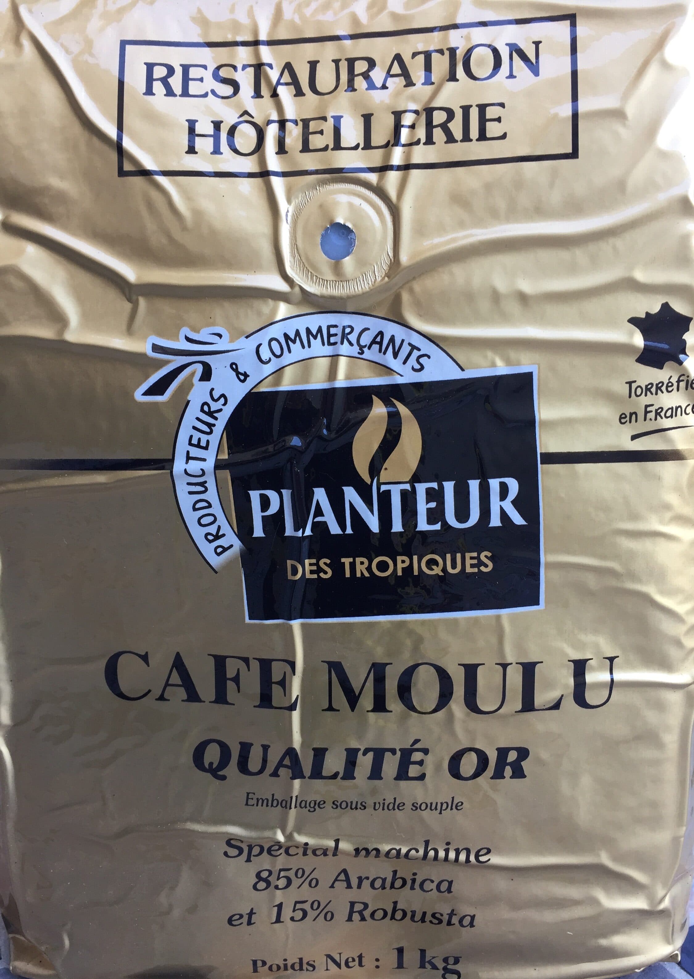 Planteur des tropiques Café Moulu Qualité Or 1 Kg packshot