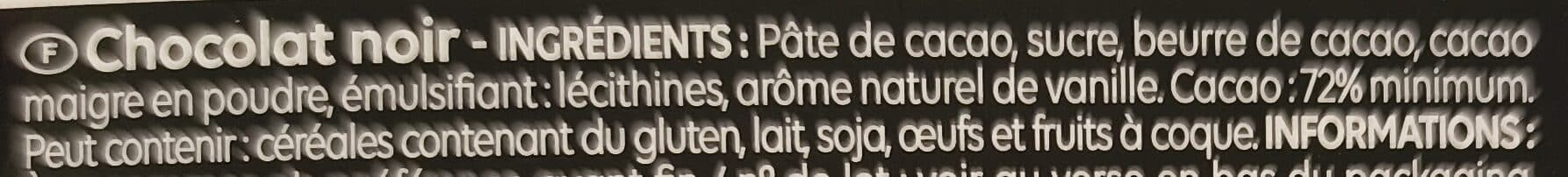 Les Créations L'envoûtant chocolat noir 72% packshot