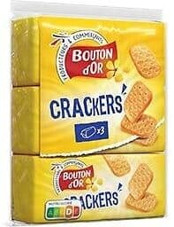 Bouton d'or Crackers salés - 3 x 100 g packshot