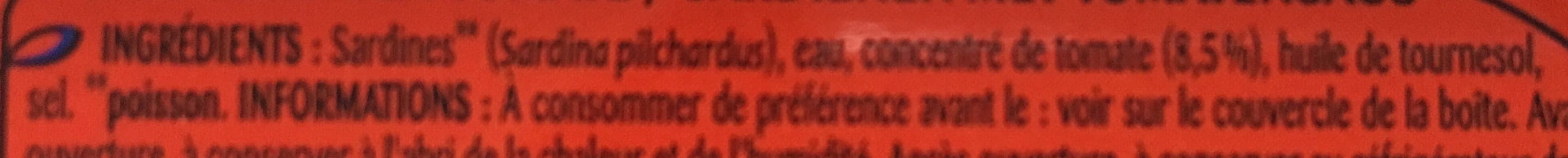 Intermarché Sardines à la tomate 3x69g (1/10) packshot