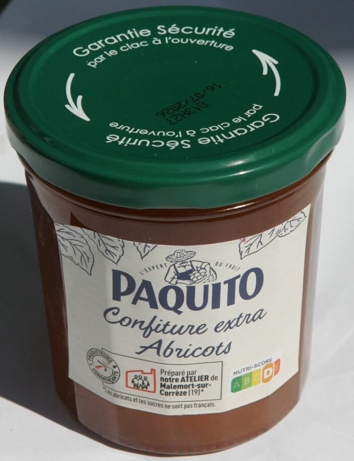 Paquito Confiture extra abricots packshot