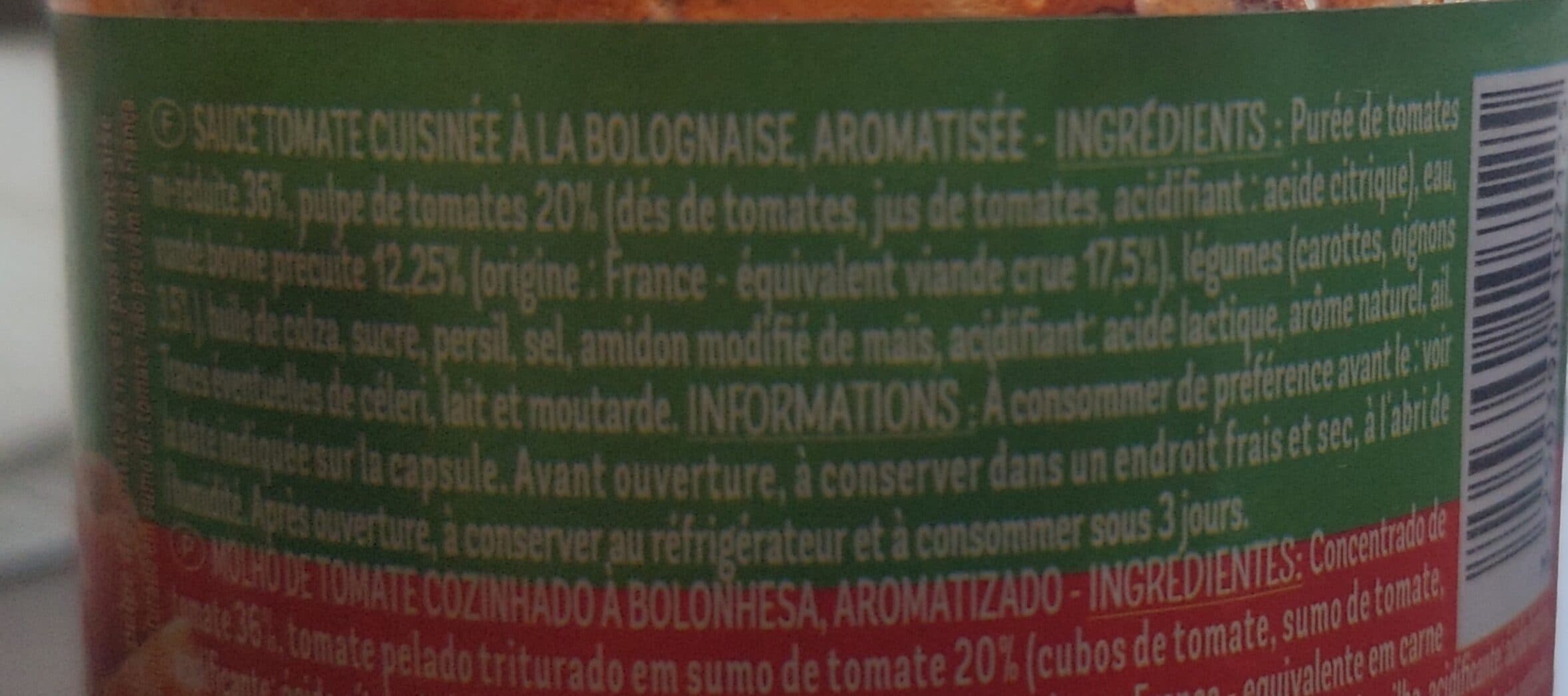 Fiorini Fiorini sauce bolognaise 420g packshot