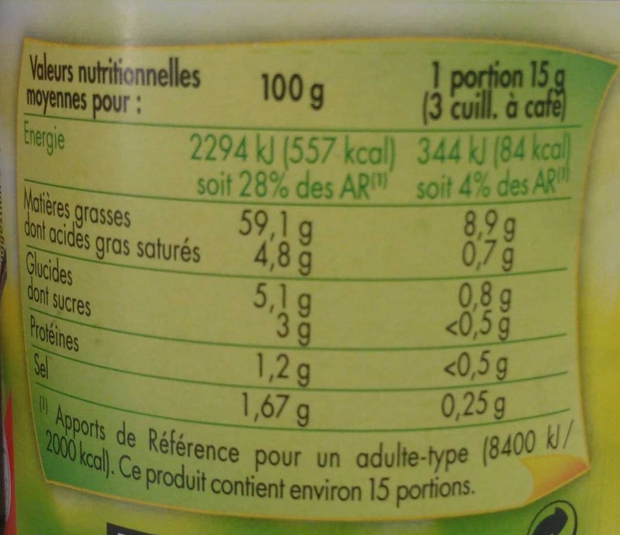 Bouton d'or Sauce béarnaise 235g packshot