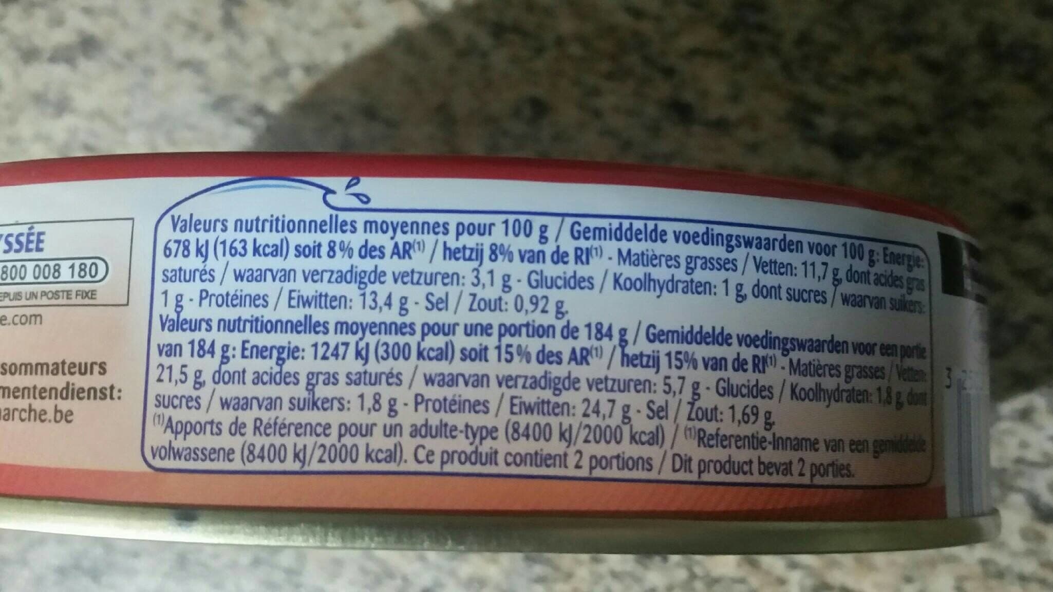 Odyssée Pilchards Harengs à La Tomate Et à L'huile, La Boîte, 367g packshot