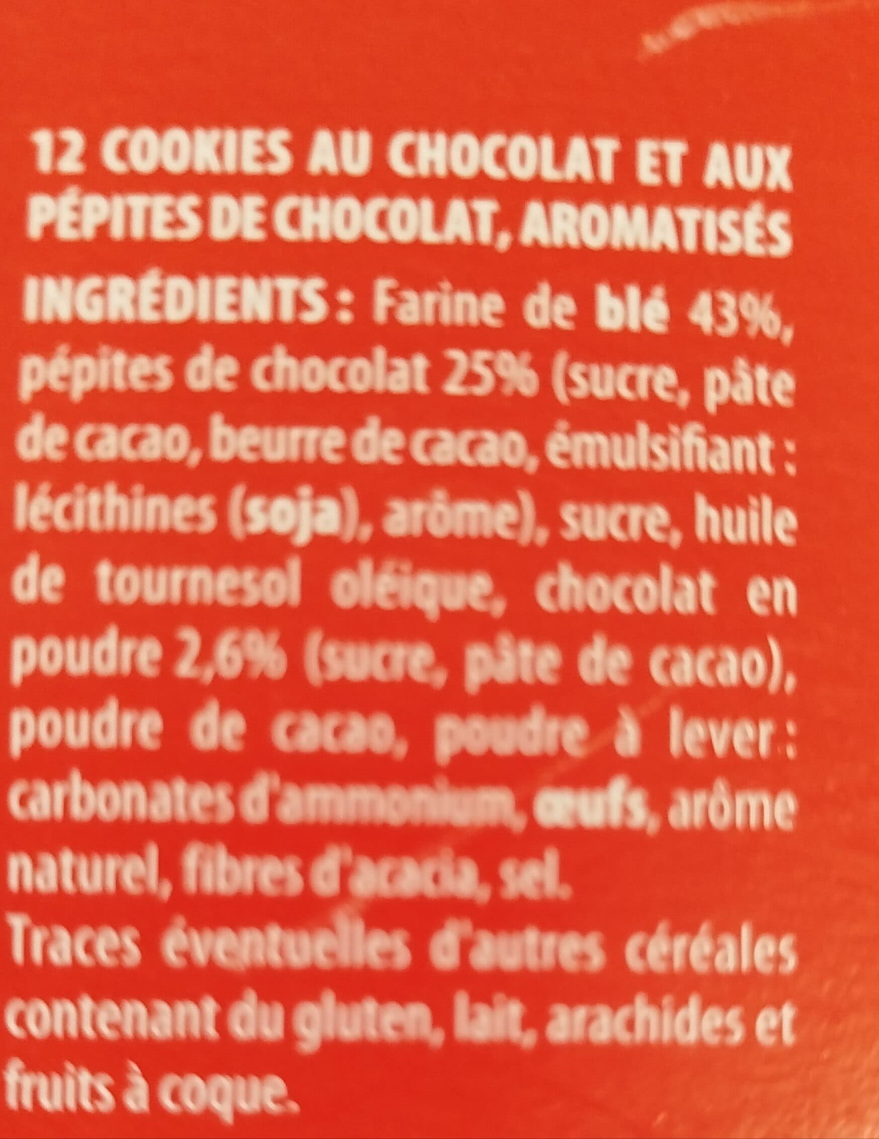 CHABRIOR Cookies tout chocolat - 200g packshot
