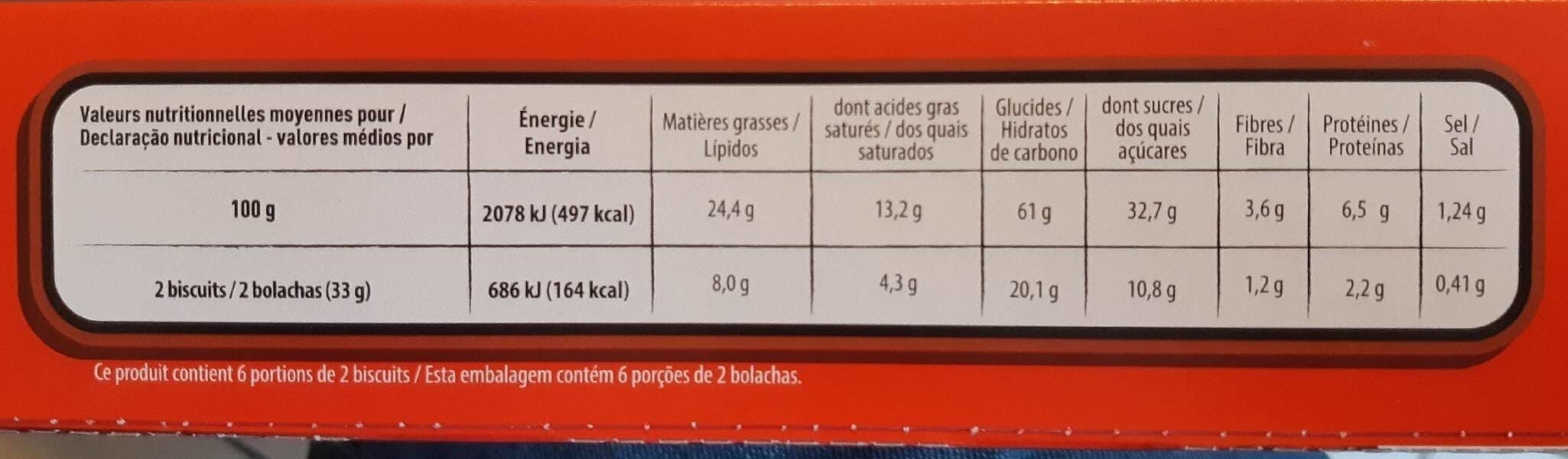 CHABRIOR Cookies tout chocolat - 200g packshot