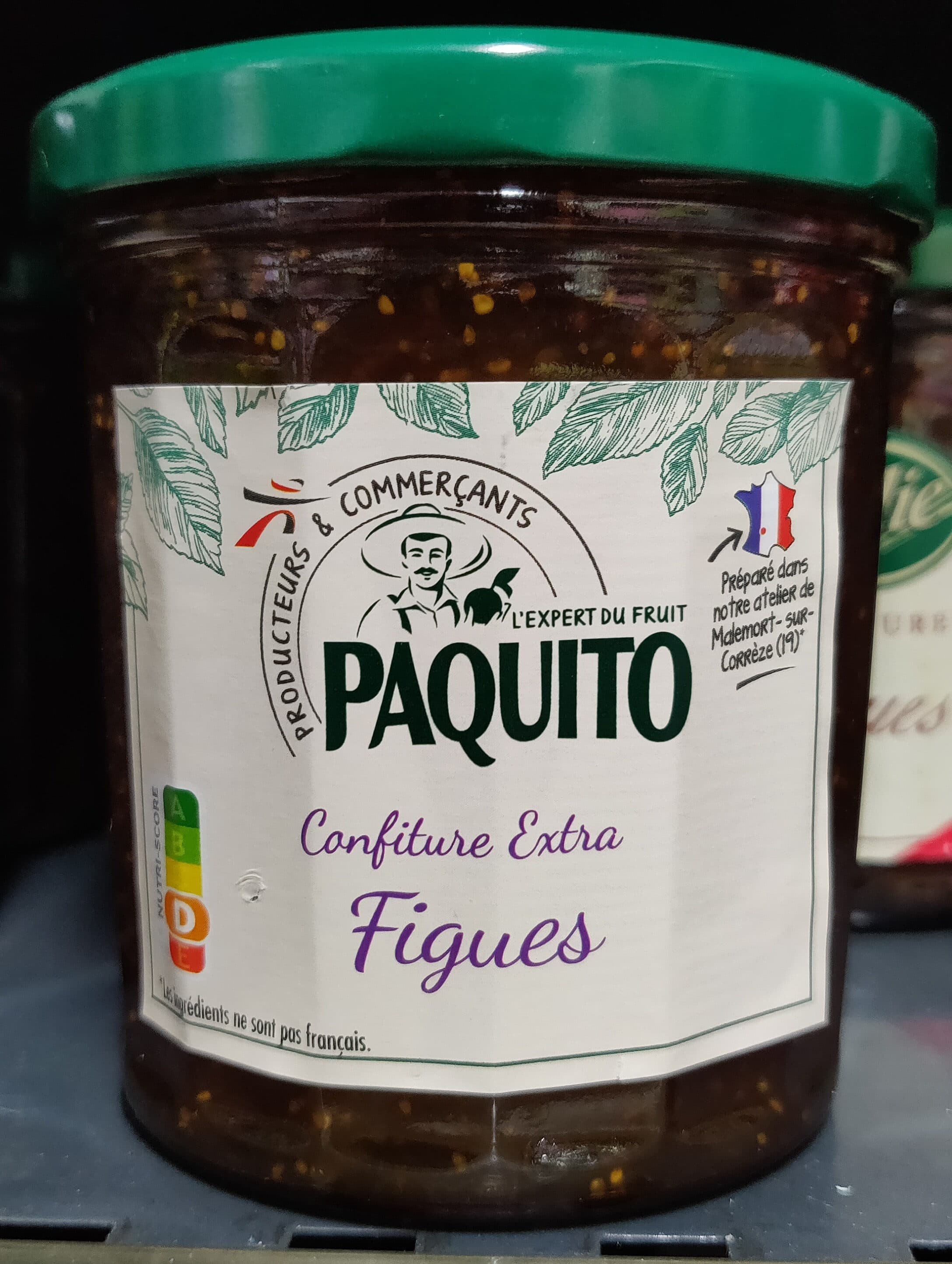 Paquito Confiture extra de figues packshot