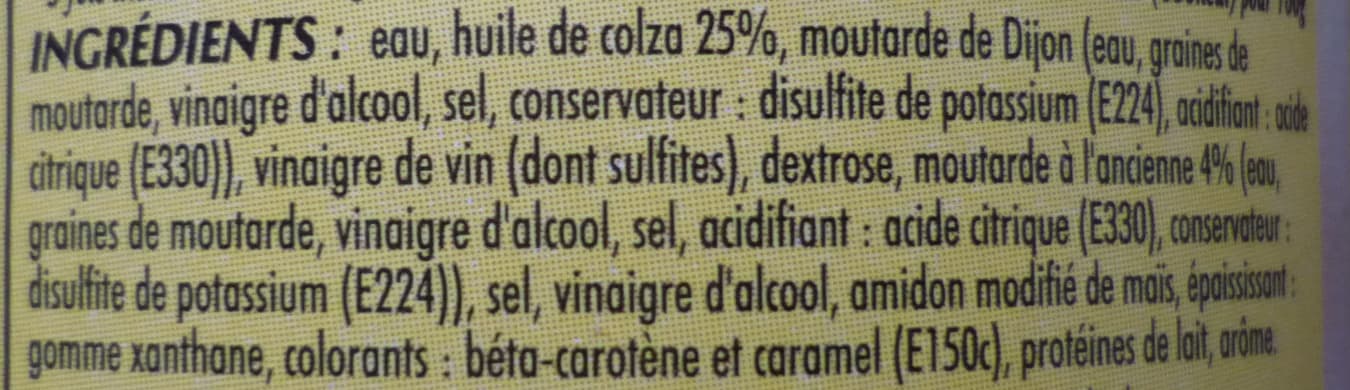Bouton d'or Vinaigrette à la Moutarde à l'ancienne 500ml packshot