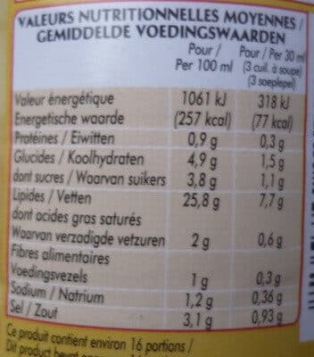 Bouton d'or Vinaigrette à la Moutarde à l'ancienne 500ml packshot