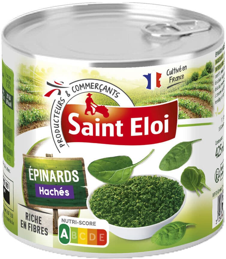 Intermarché Epinards hachés 1/2 packshot