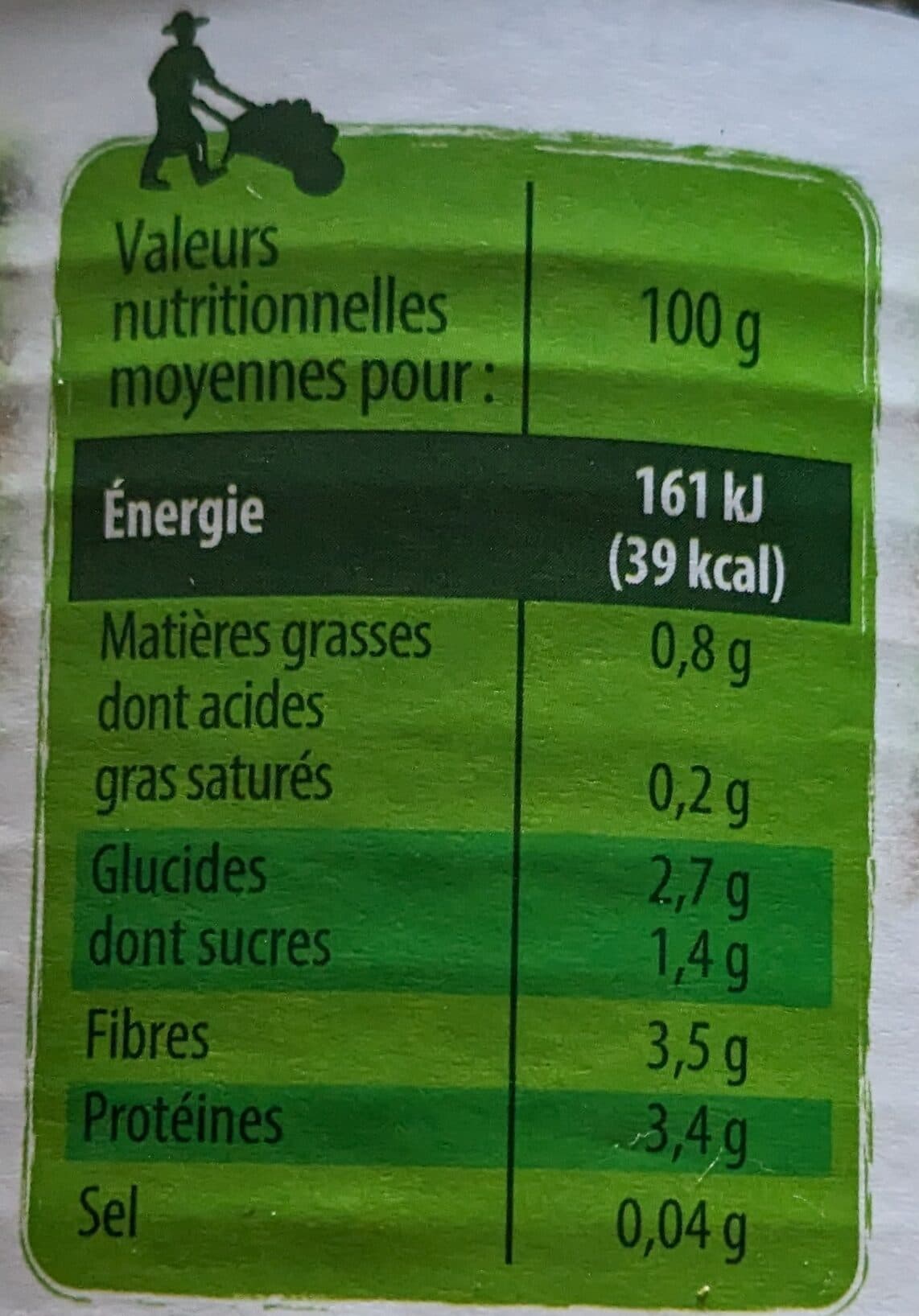 Intermarché Epinards hachés 1/2 packshot