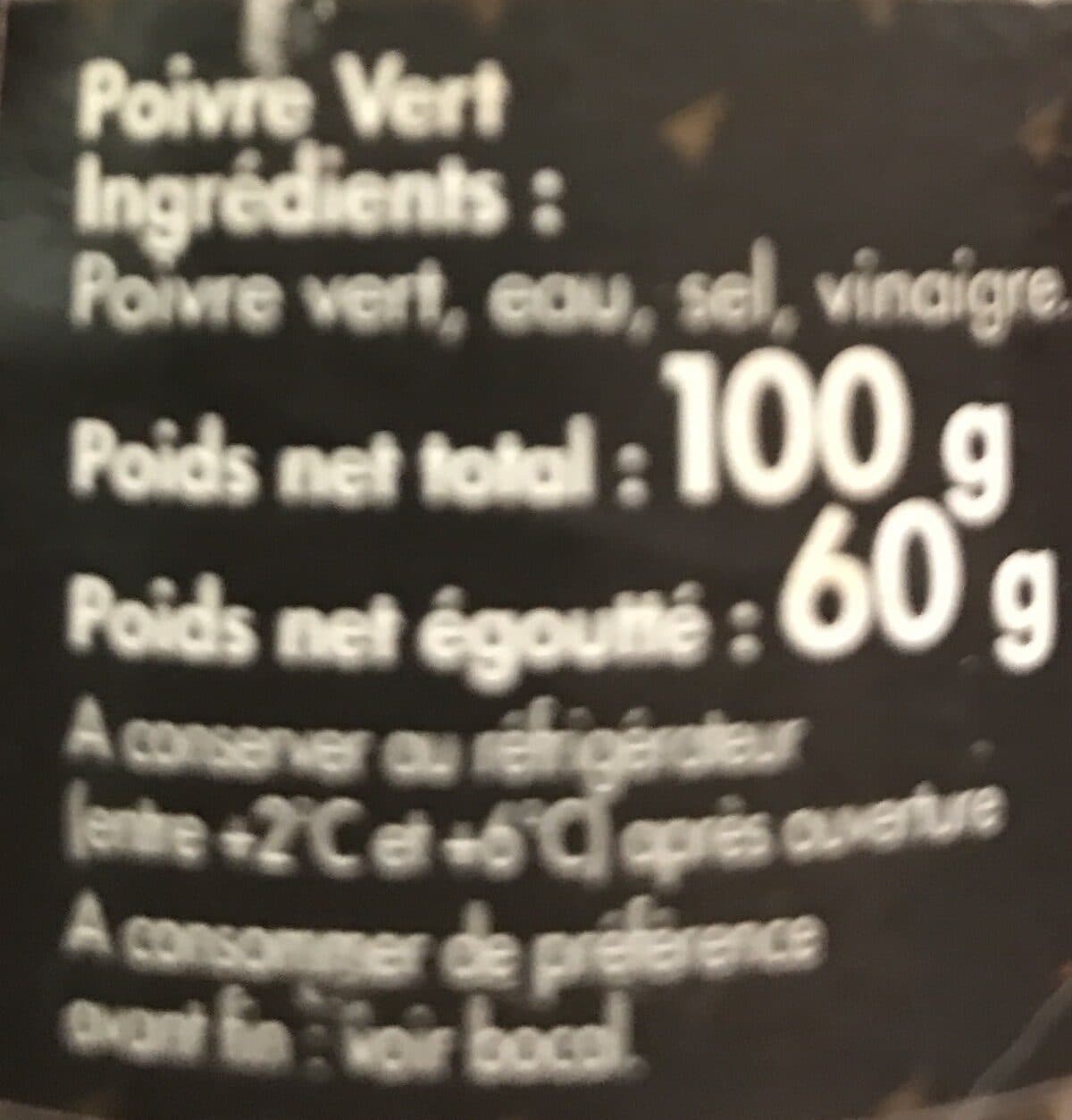 Open Food Facts Poivre vert packshot