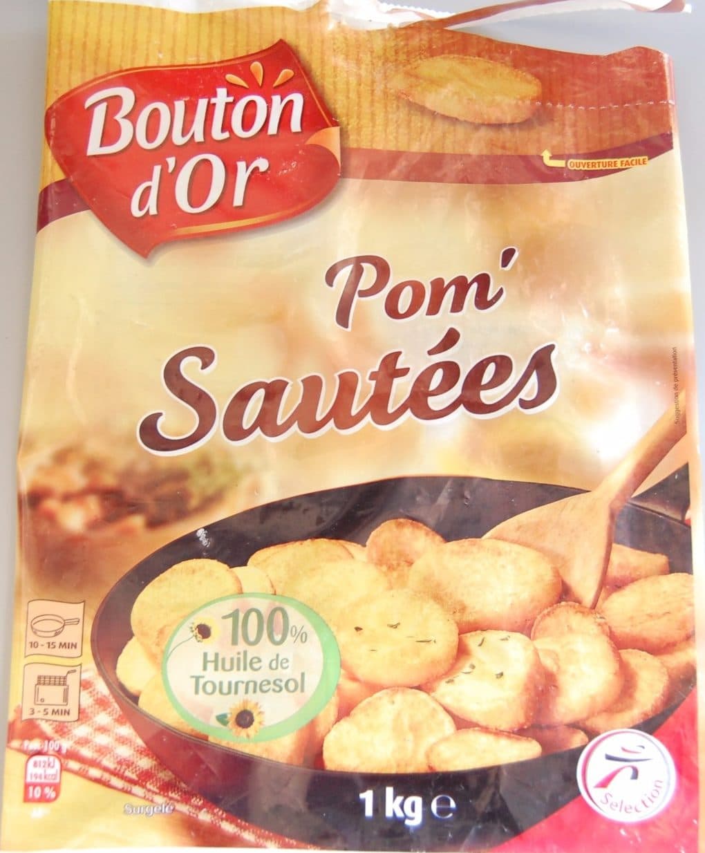 Bouton d'or Bouton d'or pom' sautées packshot