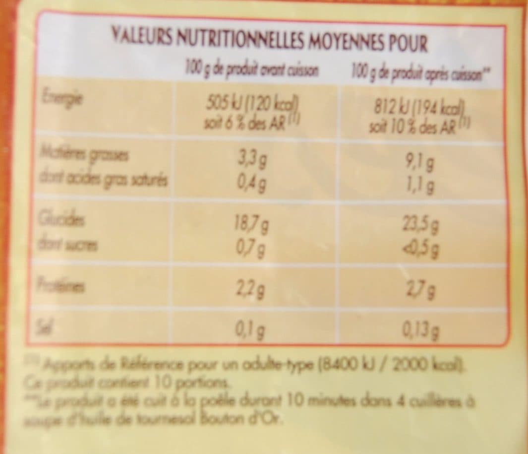 Bouton d'or Bouton d'or pom' sautées packshot