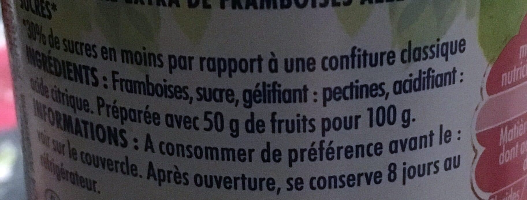 Paquito Confiture allégée framboise packshot