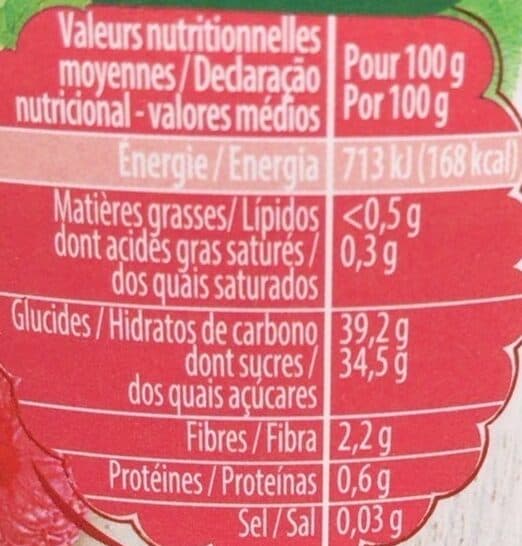 Paquito Confiture allégée framboise packshot
