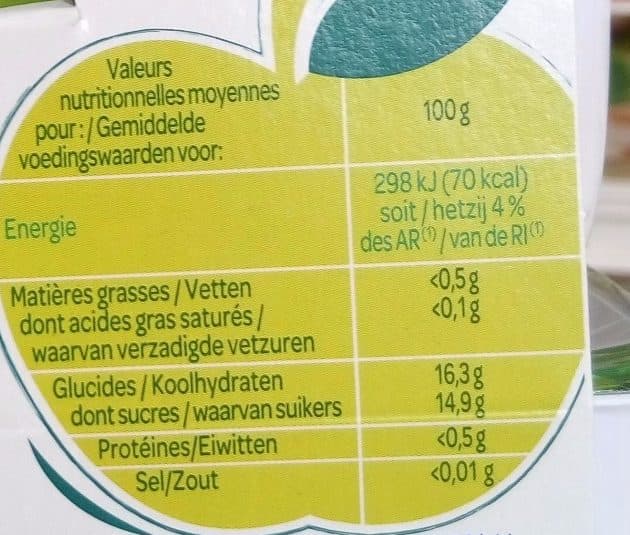 Intermarché Paquito Pom Banan SSUCRE4 packshot
