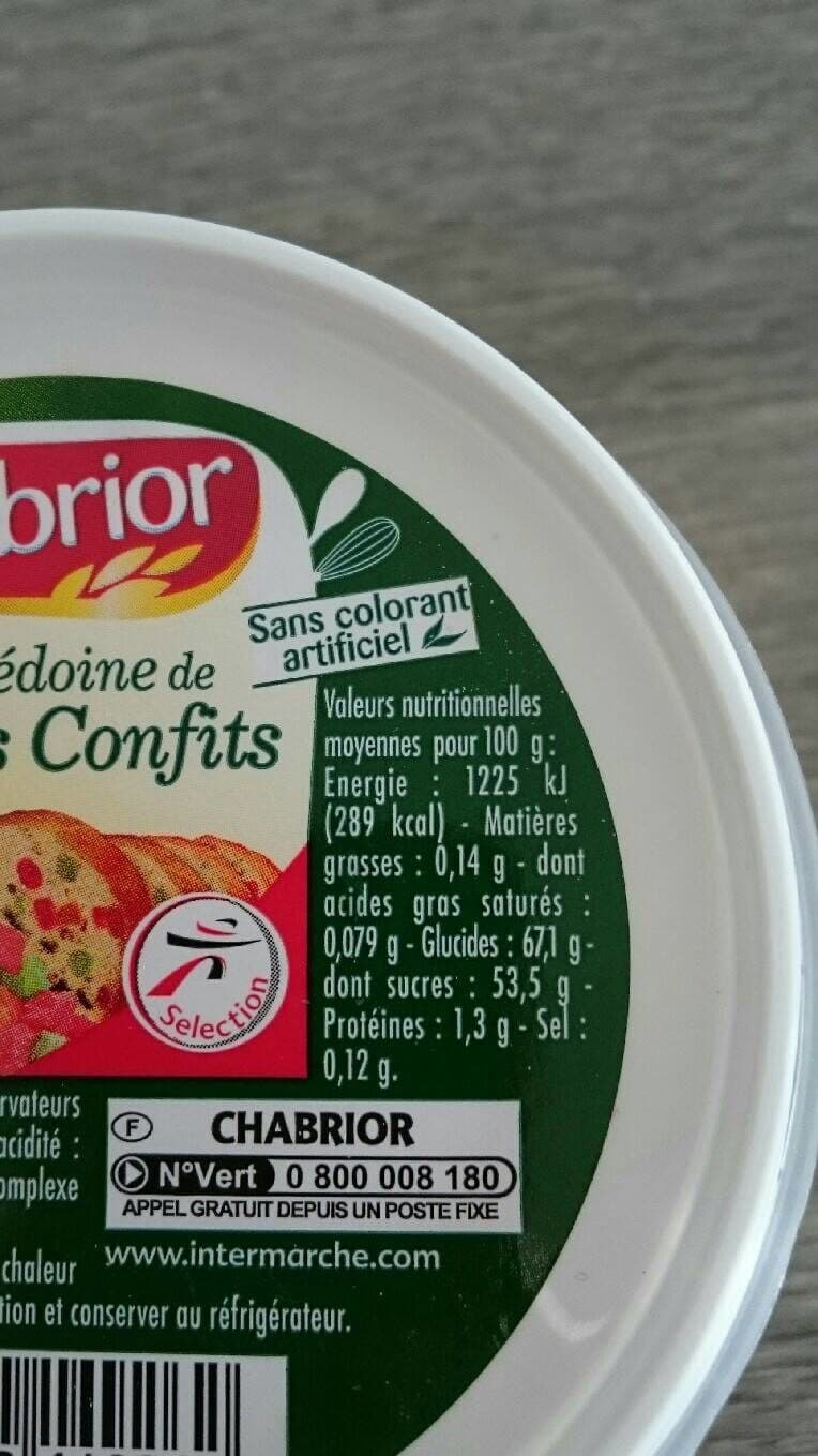 Chabrior Macédoine de fruits confits packshot