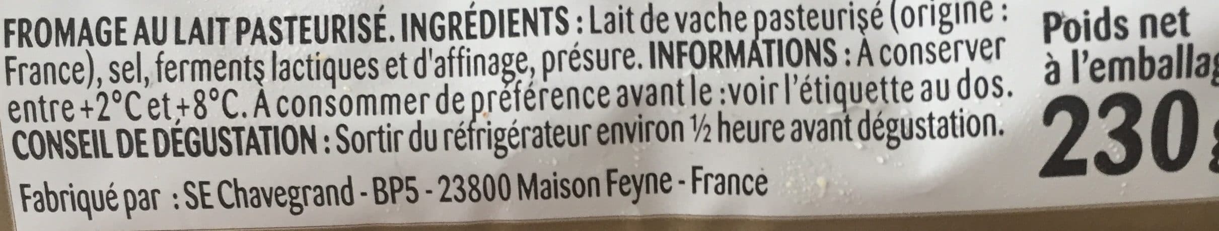 Leader Price Fromage Le Carré tendre & fondant packshot