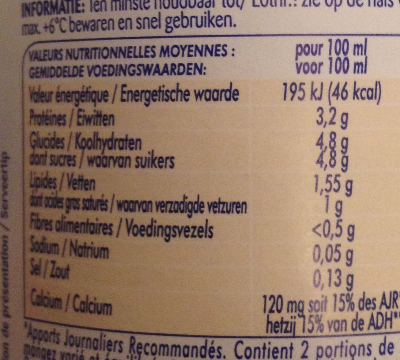 Pâturages Lait Demi Ecrémé Pâturages packshot