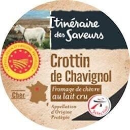 Itineraire de nos regions Crottin de chavignol aop 2x60g packshot