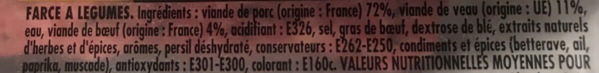 Jean Rozé Farce à légumes packshot