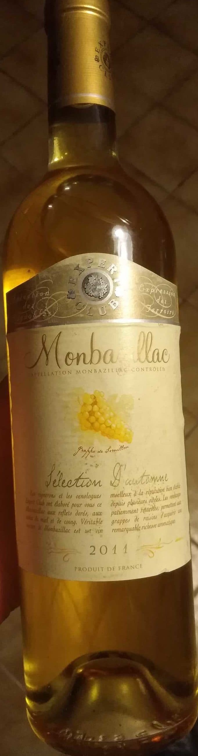 Expert club Monbazillac Sélection d'automne packshot