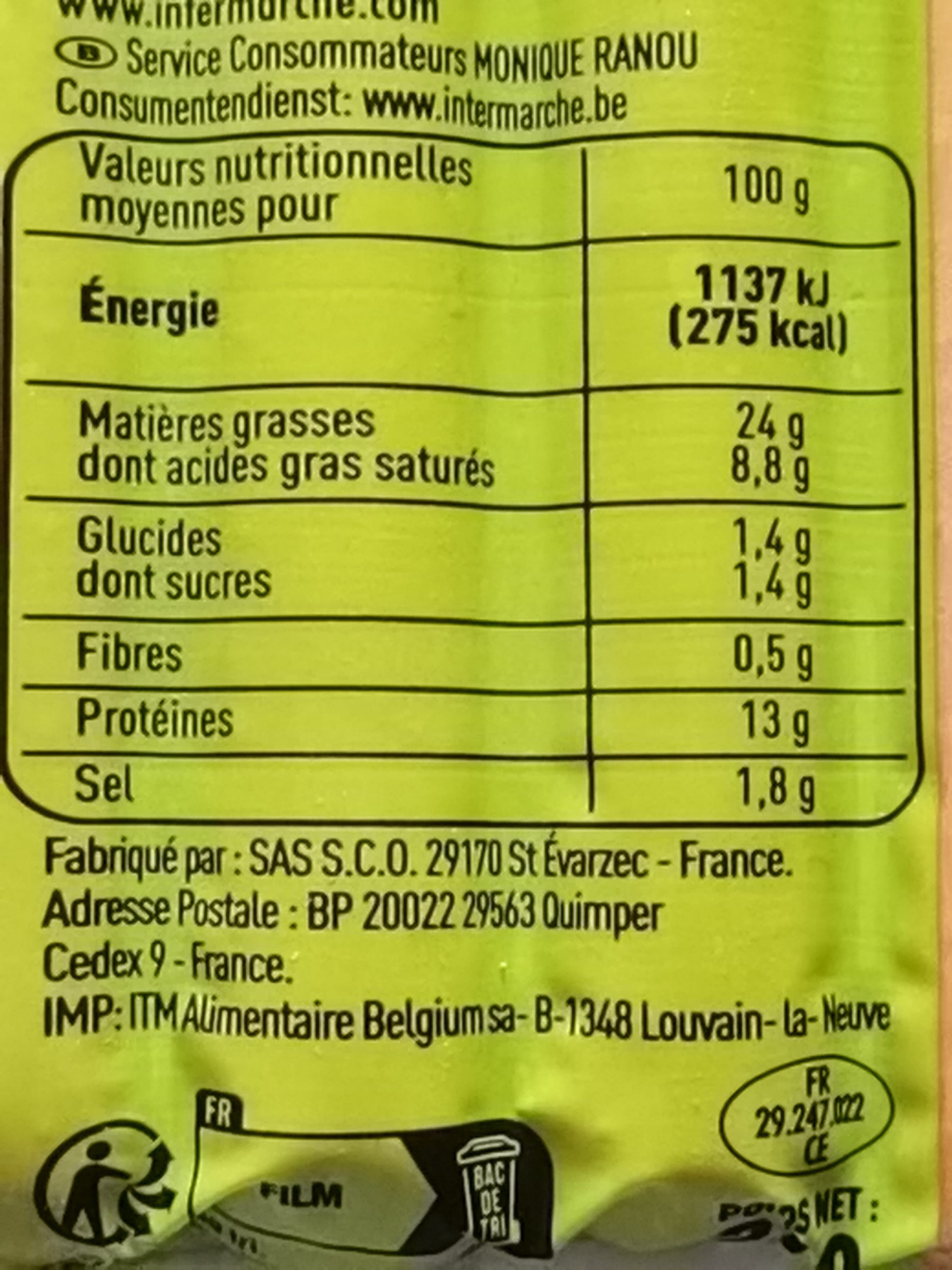 Les Mousquetaires Knacks porc csn x6 210g packshot