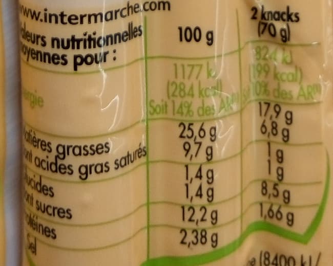 Monique ranou Knacks porc x4 140g packshot