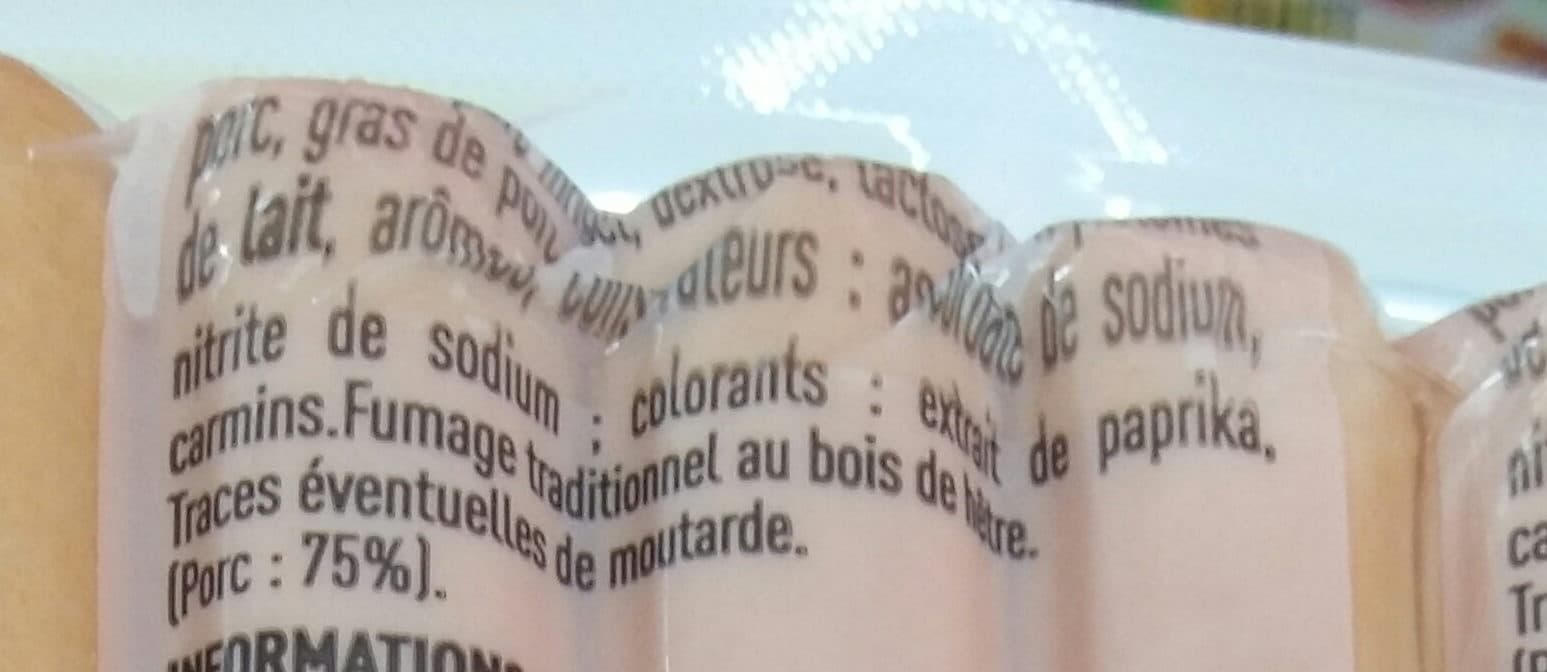 Intermarché Knacks porc x20 700g packshot