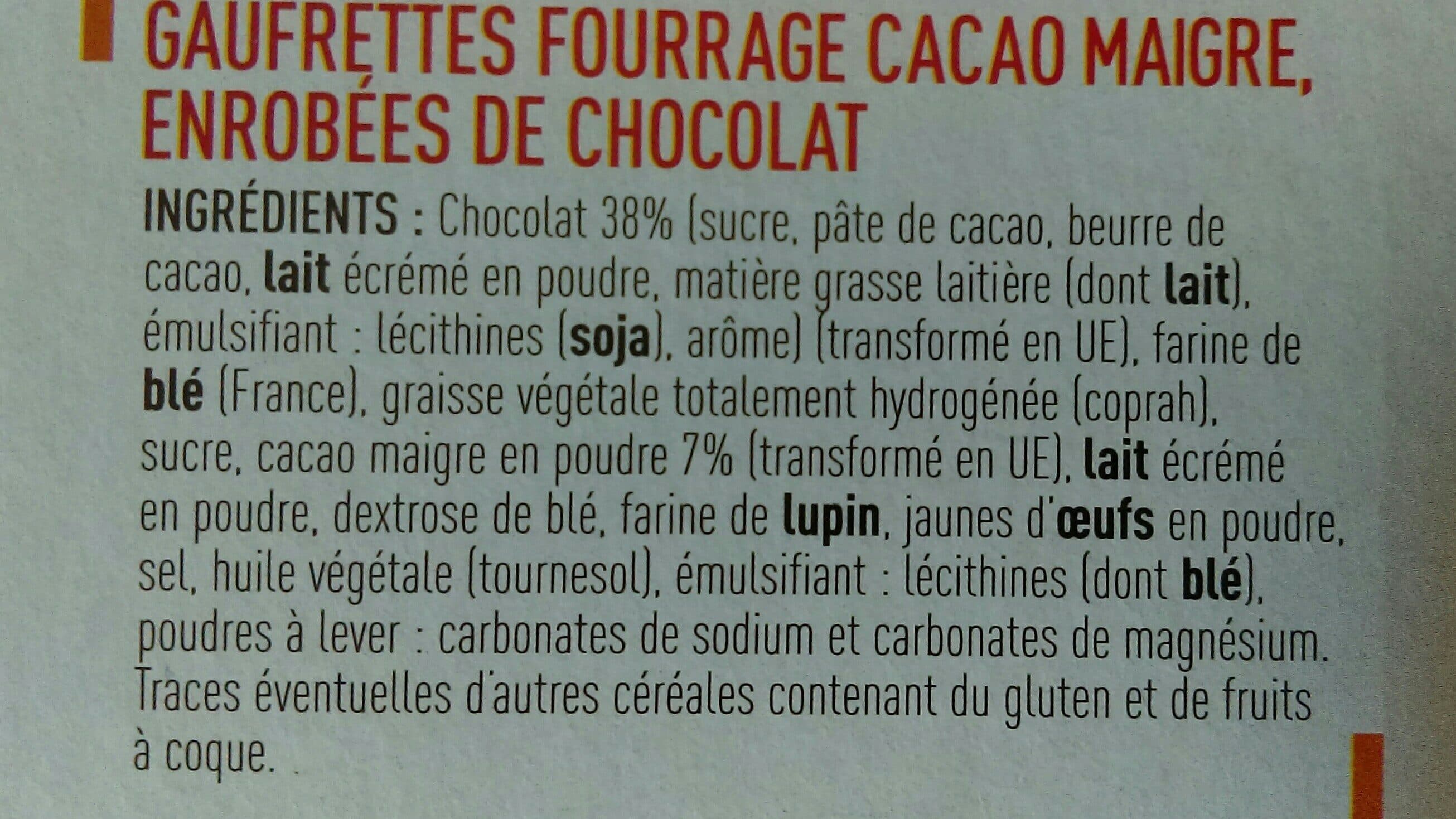 Netto Gaufrettes Fourrées Enrobées de Chocolat 150G packshot