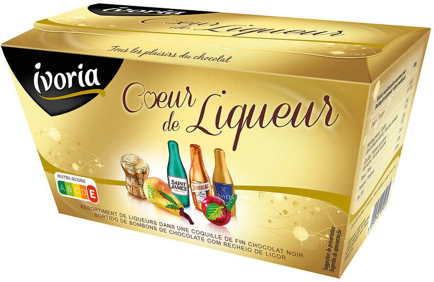 Ivoria Ballotin Coeur de liqueur - 190g packshot